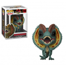 Damaged Box Funko Pop! Movies 550 Jurassic Park Dilophosaurus 25th Anniversary Pop Vinyl Figure FU26736